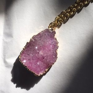 Druzy necklace